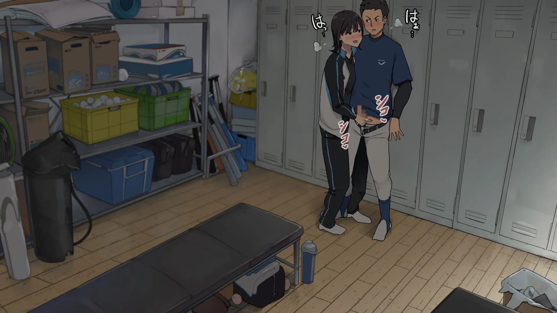 Tsukiatteru Senpai Joshi Manager Ni Bushitsu De Nuite Morau | 사귀는 선배 여자 매니저에게 부실에서 빼달라고 하기